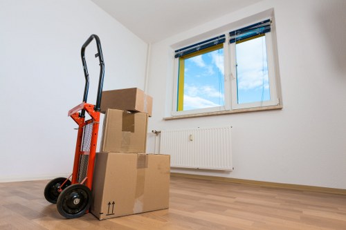 A professional moving team helping with a Toedinburgh house removal