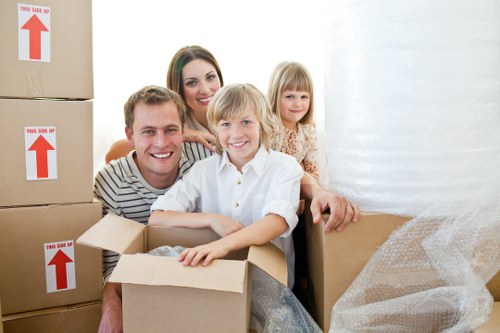 Careful handling of furniture in a Toedinburgh flat staircase